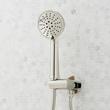 Elita Pressure Balance Shower System with Hand Shower - Cross Handles - Polished Nickel, , large image number 4