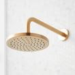 Elita Pressure Balance Shower System with Slide Bar and Hand Shower - Lever Handles - Brushed Gold, , large image number 1