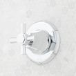 Elita Pressure Balance Shower System with Slide Bar and Hand Shower - Cross Handles - Chrome, , large image number 2