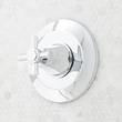 Elita Pressure Balance Shower System with Slide Bar and Hand Shower - Cross Handles - Chrome, , large image number 3