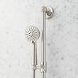 Elita Pressure Balance Shower System with Slide Bar and Hand Shower - Cross Handles - Brushed Nickel, , large image number 4
