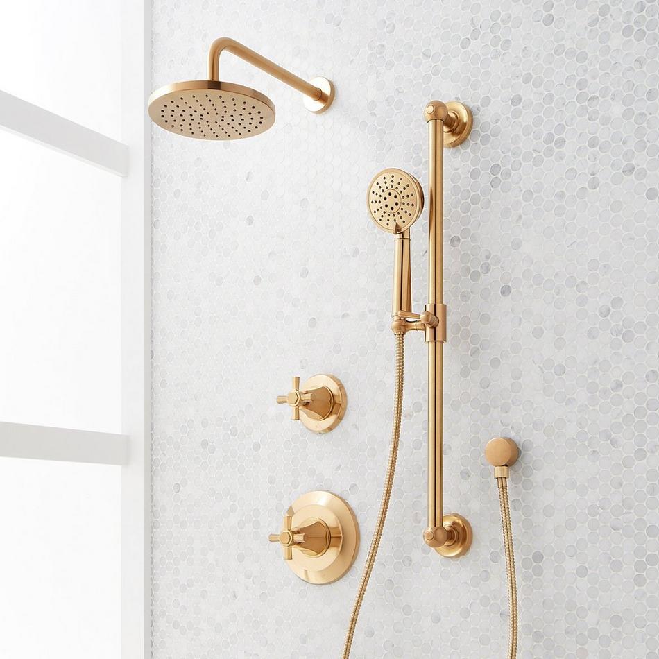 Elegant 10 in. W Shower Shelf in Satin Nickel Elegant 10 in. W Shower Shelf in Satin Nickel