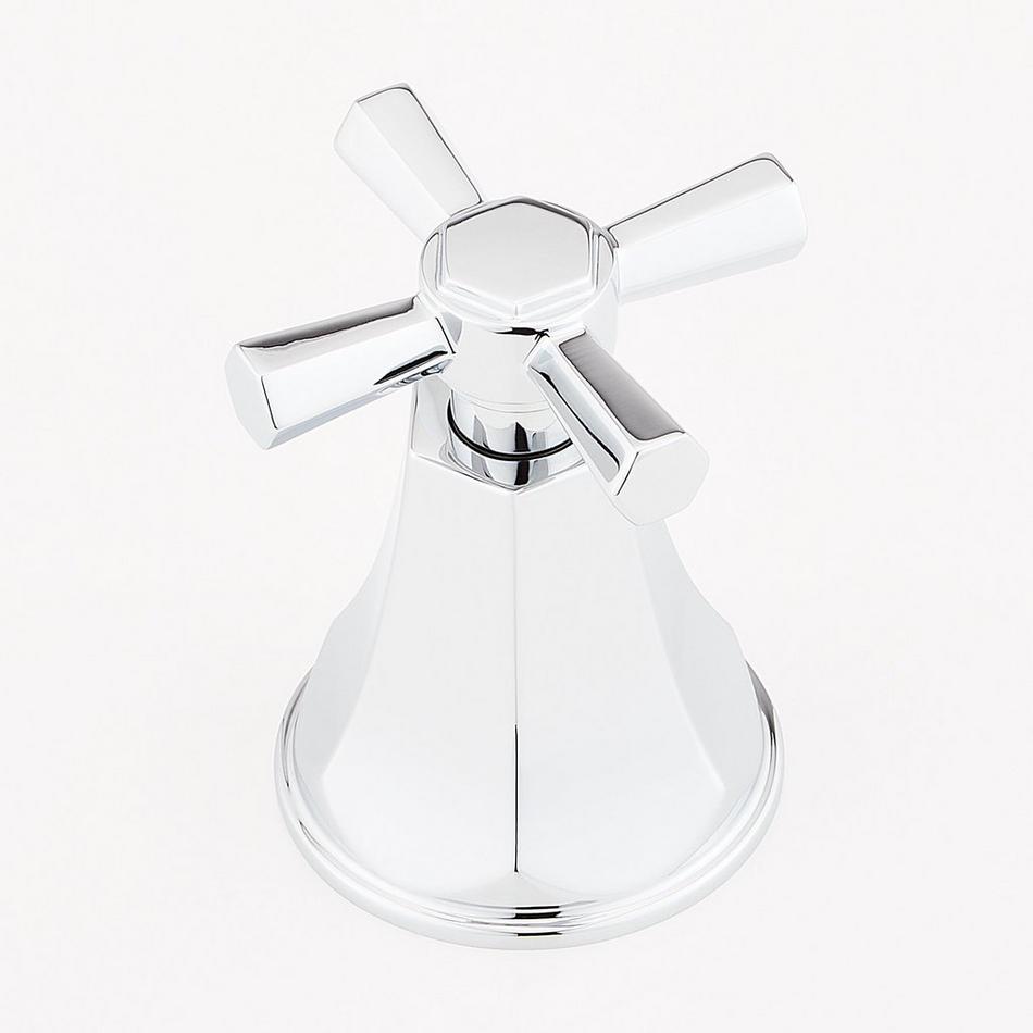 Elita Widespread Bathroom Faucet - Cross Handles - Chrome, , large image number 2