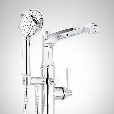 Elita Freestanding Tub Faucet with Hand Shower - Lever Handle