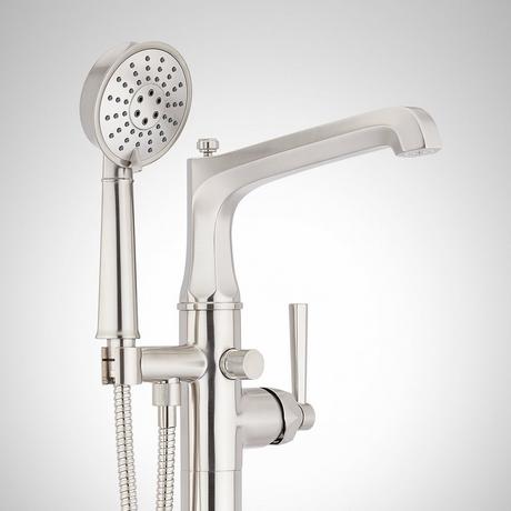 Elita Freestanding Tub Faucet with Hand Shower - Lever Handle