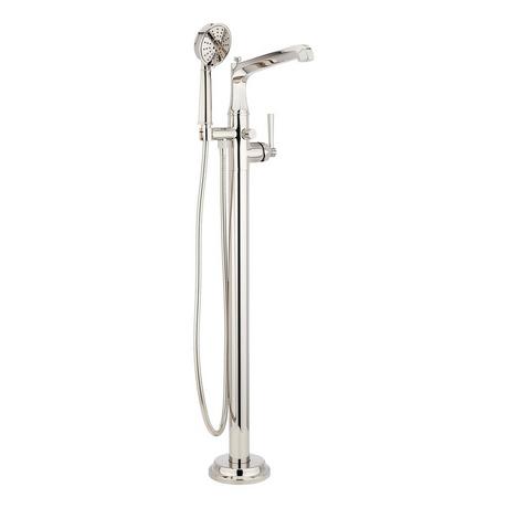 Elita Freestanding Tub Faucet with Hand Shower - Lever Handle