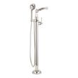 Elita Freestanding Tub Faucet with Hand Shower and Rough-In Valve with Stops - Lever-Polished Nickel, , large image number 1