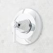 Elita Pressure Balance Shower Valve Trim with Rough-In Valve - Lever Handle - Chrome, , large image number 0
