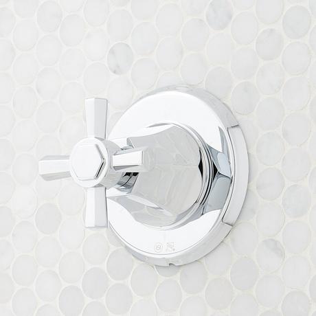 Elita In-Wall Shower Diverter Trim - Cross Handle