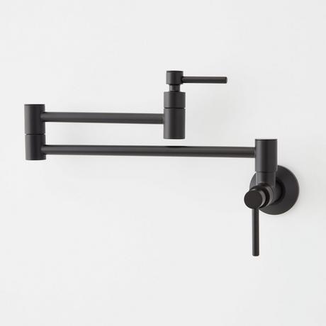 Modern Retractable Wall-Mount Pot Filler Faucet