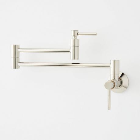 Modern Retractable Wall-Mount Pot Filler Faucet