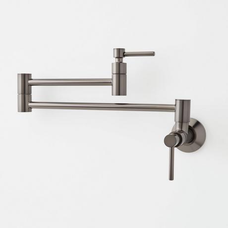 Modern Retractable Wall-Mount Pot Filler Faucet