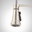 Beasley Bridge Kitchen Faucet with Pull-Down Spring Spout - Stainless Steel, , large image number 2