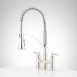 Beasley Bridge Kitchen Faucet with Pull-Down Spring Spout, , large image number 1