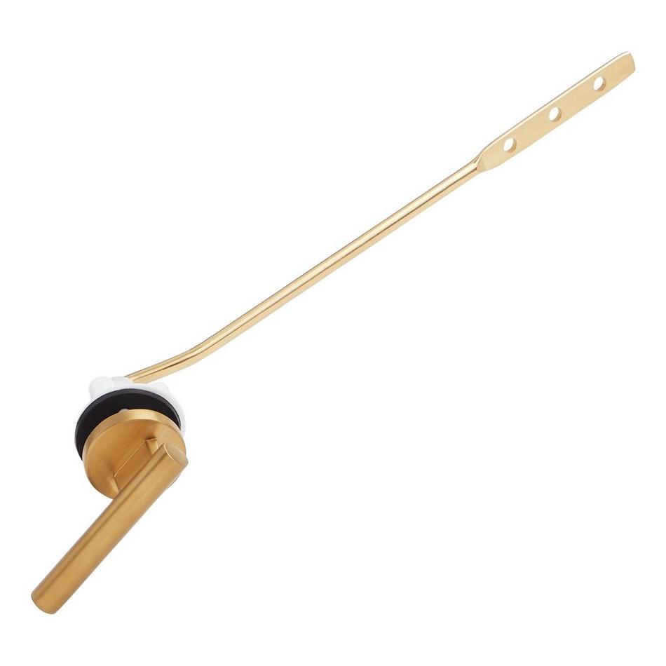 Modern Front Flush Handle - Brushed Gold, , large image number 1