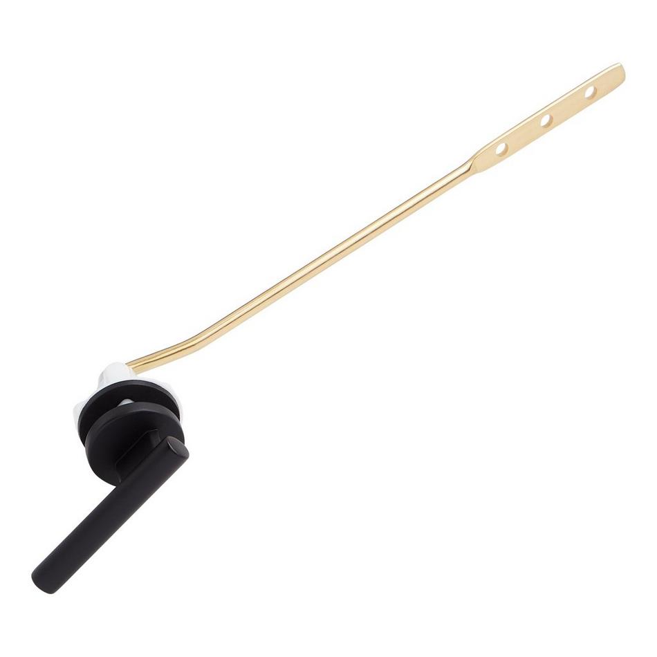 Modern Front Flush Handle - Matte Black, , large image number 1