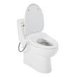 Brinstead One-Piece Elongated Skirted Toilet with Bidet - Brushed Gold Handle, , large image number 2