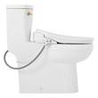 Brinstead One-Piece Elongated Skirted Toilet with Bidet - Brushed Gold Handle, , large image number 3