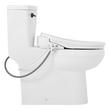 Brinstead One-Piece Elongated Skirted Toilet with Bidet - Matte Black Handle, , large image number 3