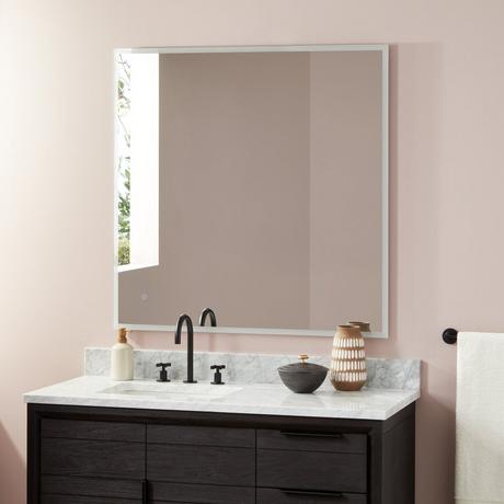 Parella Lighted Mirror with Tunable LED and Anti-Fog