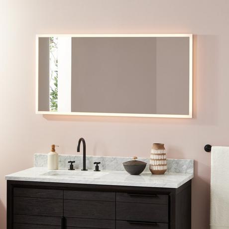 Parella Lighted Mirror with Tunable LED and Anti-Fog