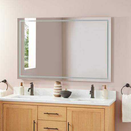 Donoma Oversized Lighted Mirror with Tunable LED and Anti-Fog