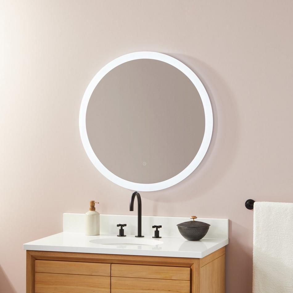30" Opalo Circular Lighted Mirror with Tunable LED and Anti-Fog, , large image number 0