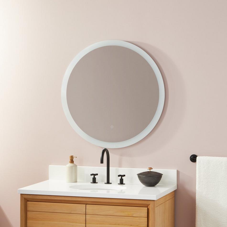 30" Opalo Circular Lighted Mirror with Tunable LED and Anti-Fog, , large image number 2