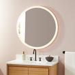 Opalo Circular Lighted Mirror with Tunable LED and Anti-Fog, , large image number 1