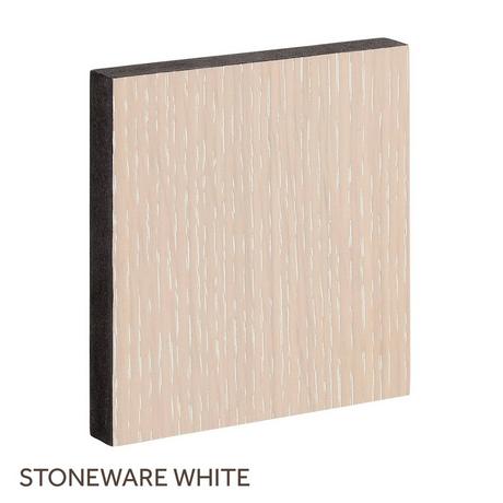 Wood Finish Sample - Stoneware White