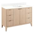 48" Bayliss Vanity with Rectangular Undermount Sink - Stoneware White - Feathered White - Widespread, , large image number 0