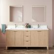 72" Bayliss Vanity with Rectangular Undermount Sink - Stoneware White, , large image number 2