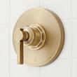 Greyfield Thermostatic Shower Valve Trim and 3/4" Rough-In Valve - Aged Brass, , large image number 0
