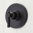 Greyfield Thermostatic Shower Valve Trim and 1/2" Rough-In Valve - Matte Black, , large image number 0