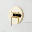 Lexia Thermostatic Shower Valve Trim and 1/2" Rough-In Valve - Polished Brass, , large image number 0