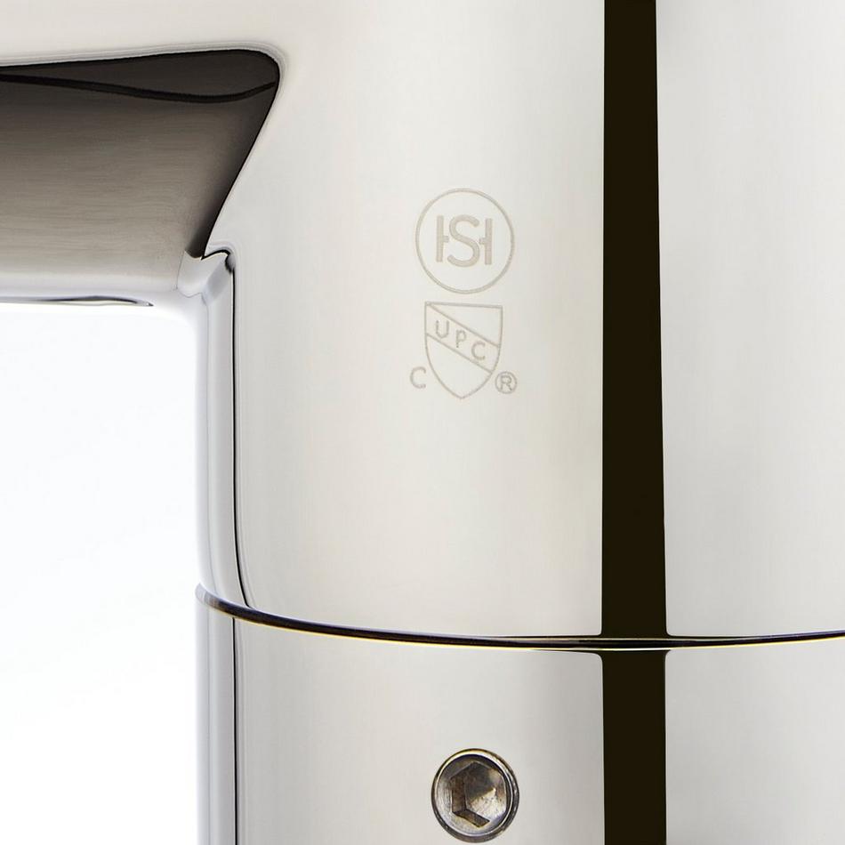 Lexia Freestanding Tub Faucet with Hand Shower and Rough-In Valve Less Stops - Polished Nickel, , large image number 3