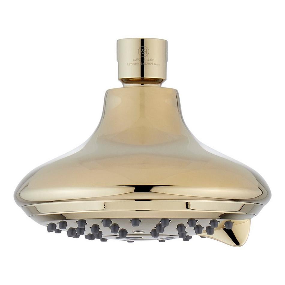 Round Multifunction Shower Head - Polished Brass, , large image number 1