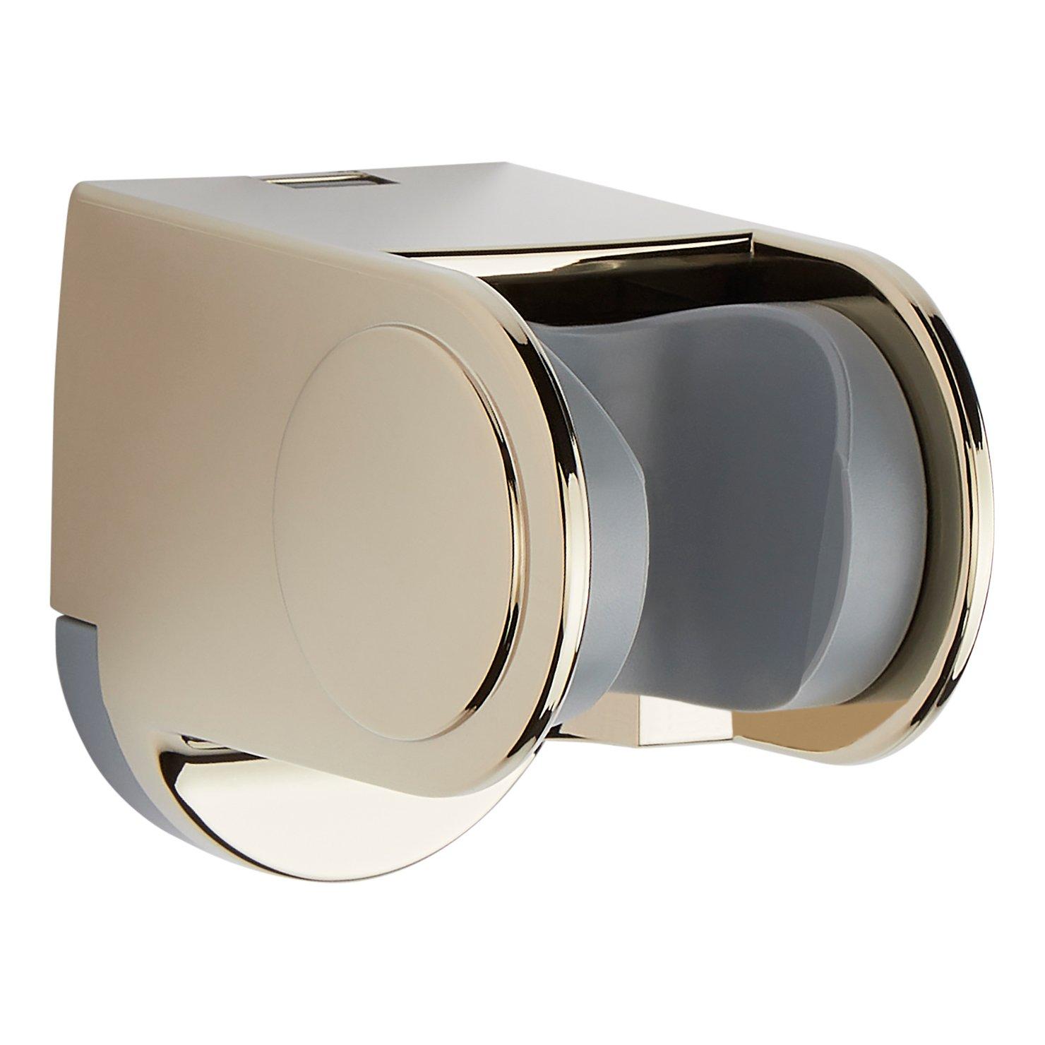 FundamentALL Wall-Mount Adjustable Hand Shower Holder - Polished Brass ...