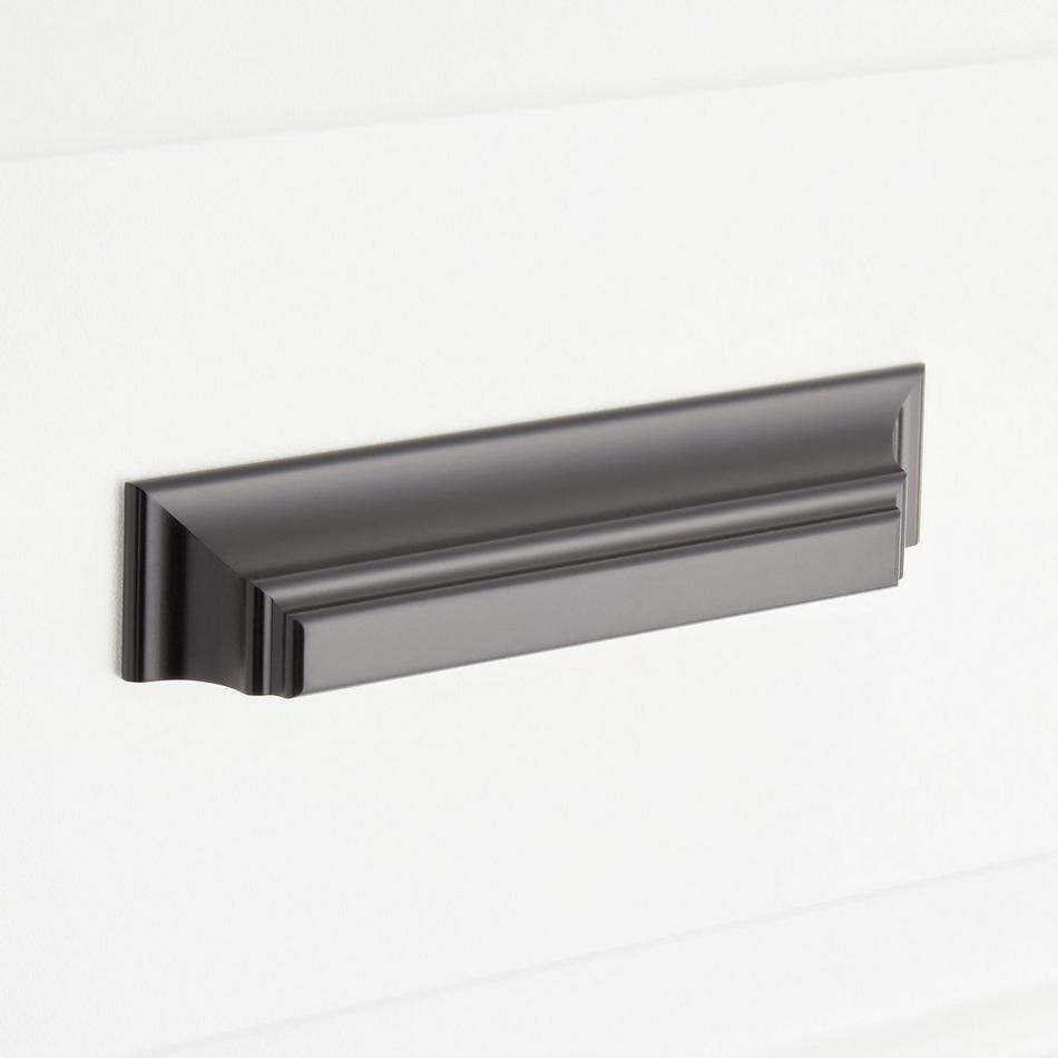 3-3/4" Gilderoy Cup Pull - Matte Black, , large image number 3