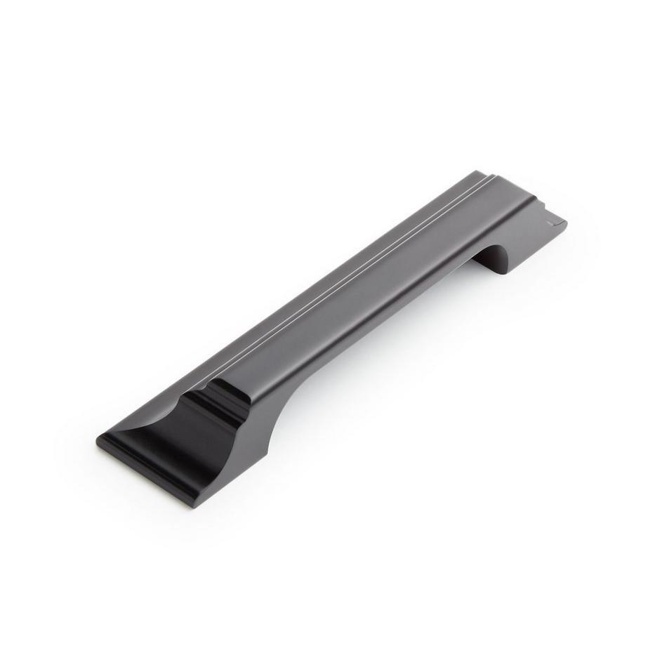 5-1/16" Gilderoy Cup Pull - Matte Black, , large image number 0