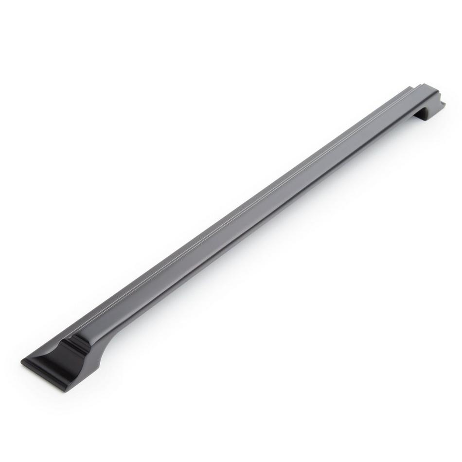 12-5/8" Gilderoy Oversized Cup Pull - Matte Black, , large image number 0