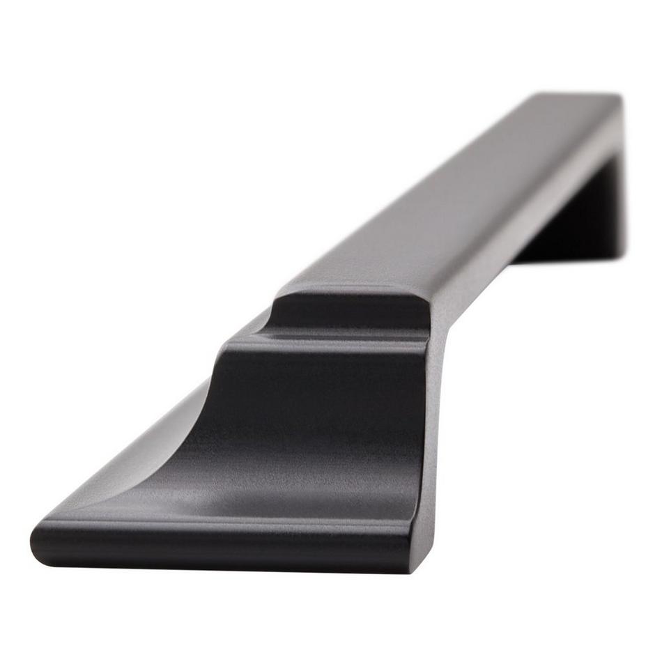 12-5/8" Gilderoy Oversized Cup Pull - Matte Black, , large image number 2