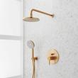 Lattimore Shower System with Rainfall Shower Head & Hand Shower, , large image number 3