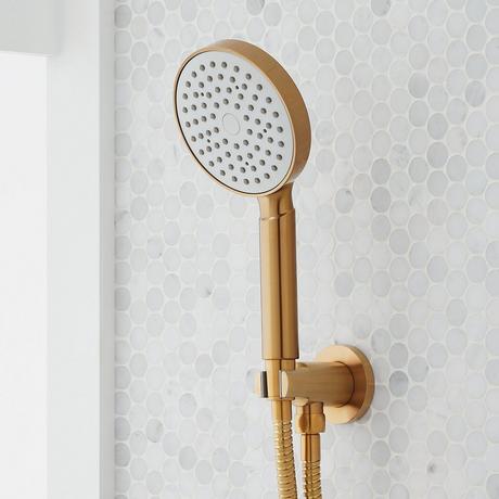 Lattimore Shower System with Rainfall Shower Head & Hand Shower