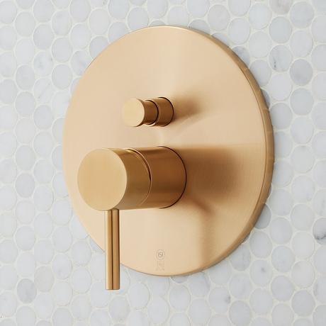 Lattimore Shower System with Rainfall Shower Head & Hand Shower