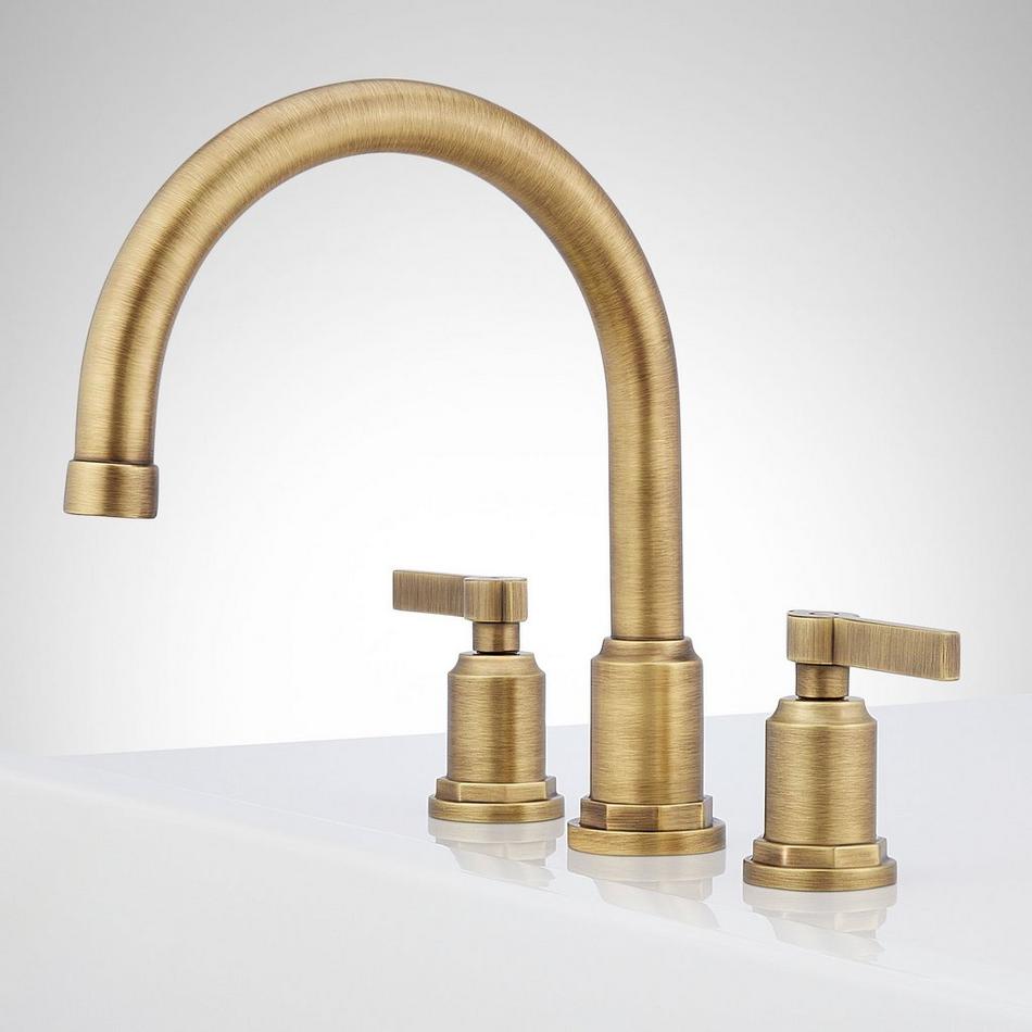 Greyfield 3-Hole Roman Tub Faucet - Aged Brass, , large image number 1