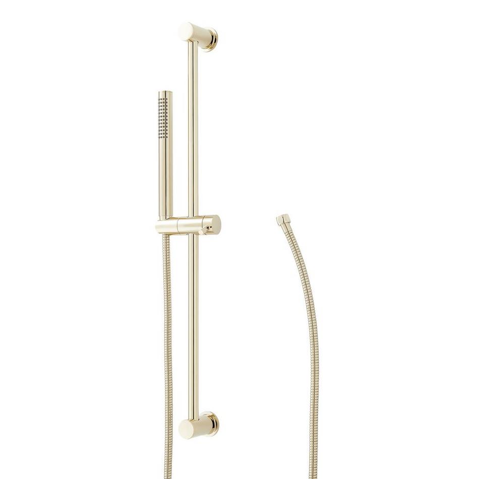 Contemporary Tubular Hand Shower and Slide Bar with Hose, , large image number 4