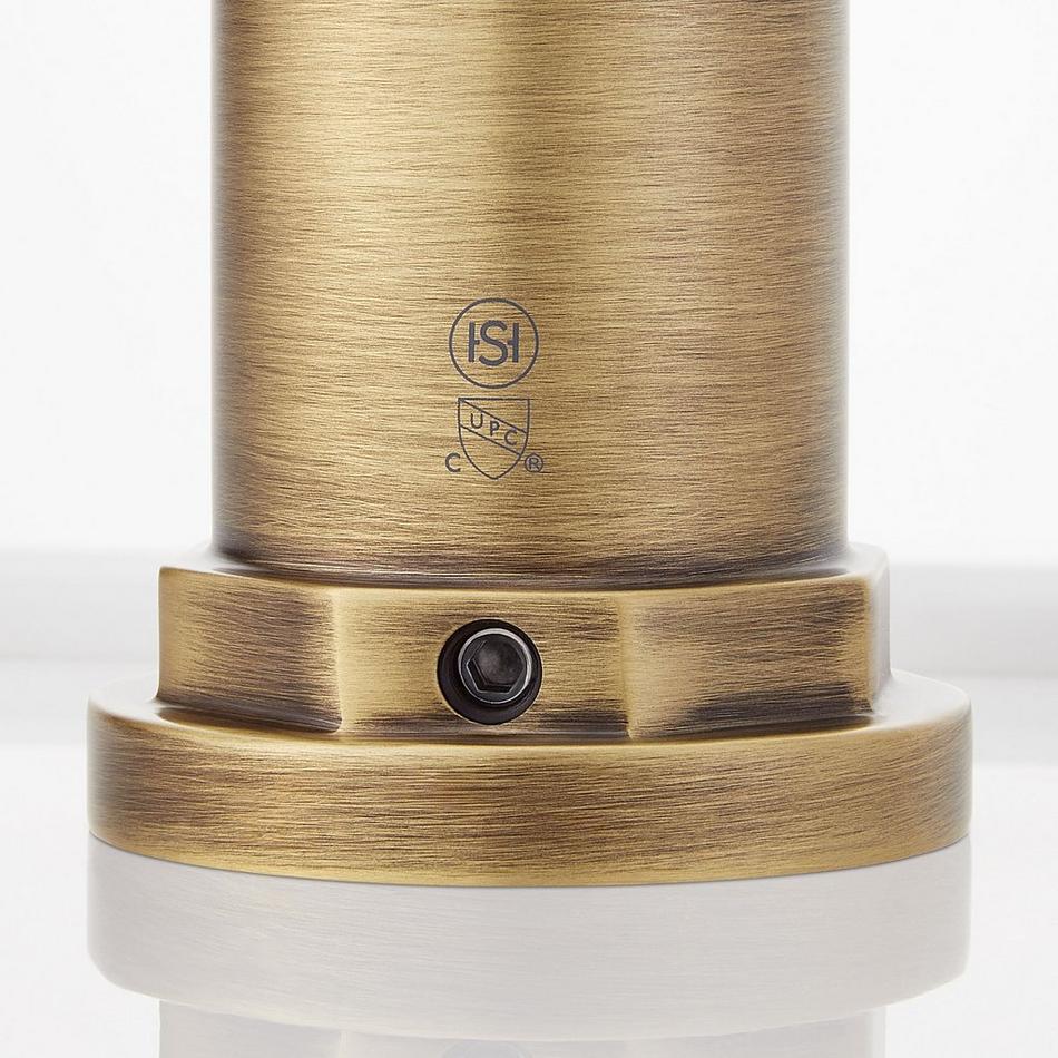 Greyfield 3-Hole Roman Tub Faucet and Valve - Aged Brass, , large image number 3