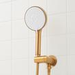 Greyfield Thermostatic Shower System with Dual Showerheads and Hand Shower - Brushed Gold, , large image number 5