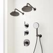 Greyfield Thermostatic Shower System with Dual Showerheads and Hand Shower, , large image number 4